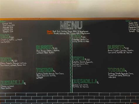 Menu At Pablos Tacos The Taco Wagon Restaurant Tonasket