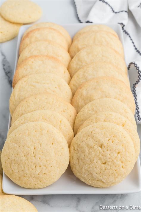 Soft Sugar Cookie Recipe - Desserts on a Dime