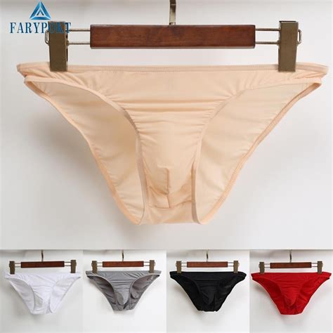 Comfortable Men S Low Rise Underwear Red Gstring Thong Bikini Boxer Briefs M Xl Shopee