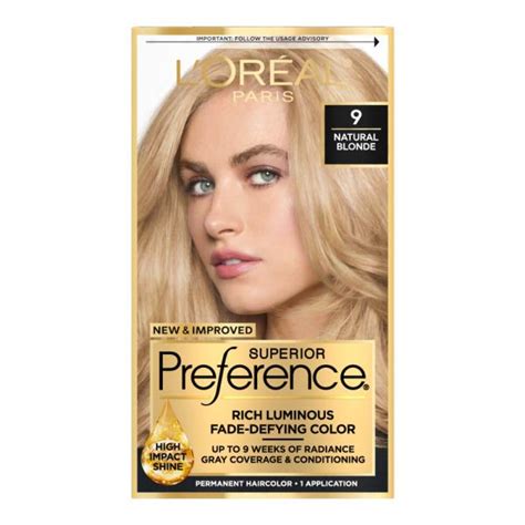 L Oreal Paris Superior Preference Permanent Hair Color Natural Blonde Publix Super Markets
