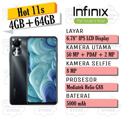 Jual INFINIX HOT 11S NFC RAM 4/64 GB ( GARANSI RESMI ) | Shopee Indonesia