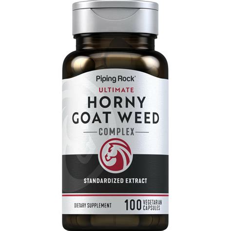 Piping Rock Ultimate Horny Goat Weed Complex Vegetarian Capsules