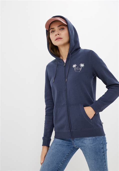 Толстовка Roxy DAY BREAK ZIP B J OTLR BSP0, цвет: синий, RTLAAX932601 ...