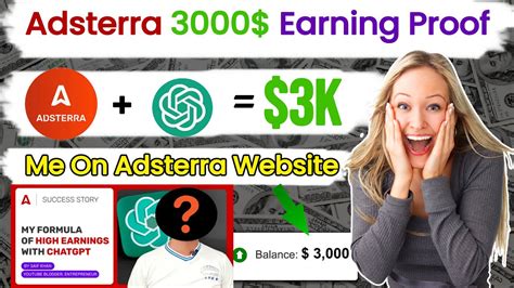 Adsterra Earning Trick How To Make 3000 Per Month From Adsterra