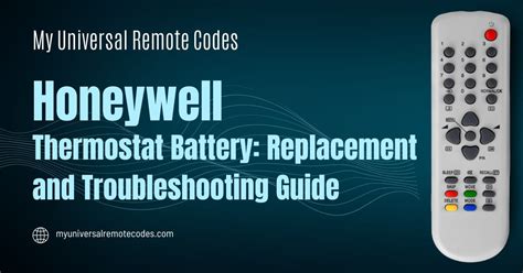 Honeywell Thermostat Battery Replacement And Troubleshooting