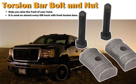 Amazon Hildirix Torsion Bar Adjustment Bolt And Nut Fit For Chevy