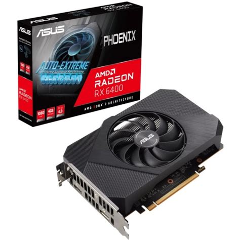 Видеокарта Asus Radeon RX 6400 Phoenix 4G PH-RX6400-4G — купить по ...