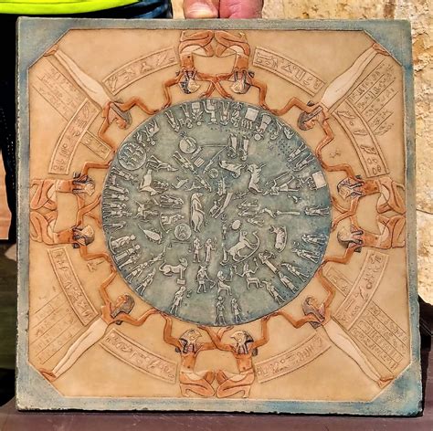 Dendera Zodiac 114 Vintage Replica Ancient Egypt The Etsy