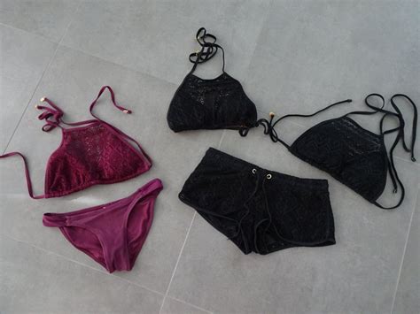 2 Bikini und ein zusätzliches Oberteil in Grösse XS Gebraucht in Bassersdorf für CHF 9 mit