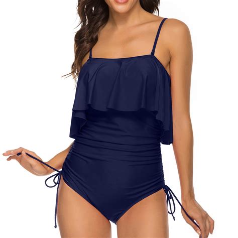 Wyongtao Bikini For Womens One Piece Bathing Suit Tummy Control