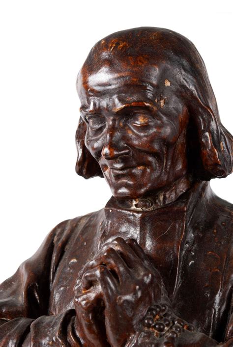 Lot Painted Plaster Sculpture Of St John Vianney