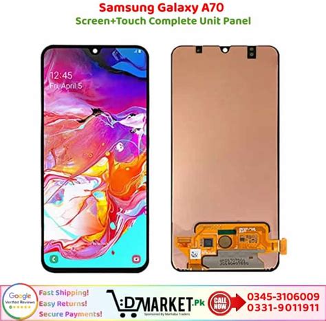 Samsung Galaxy A70 Lcd Panel Price In Pakistan Dmarketpk