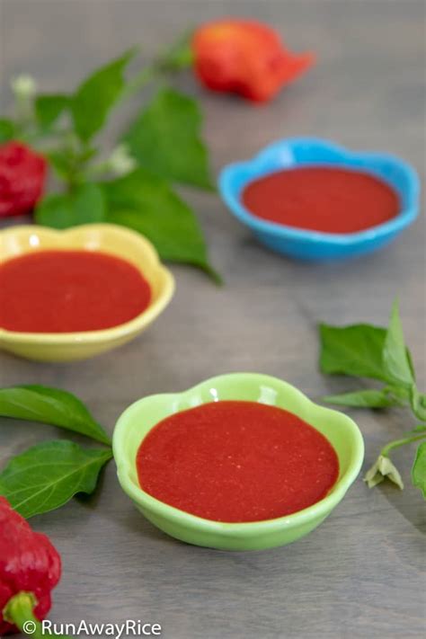 Chili Sauce Hot Sauce Tuong Ot Easy Recipe With Video