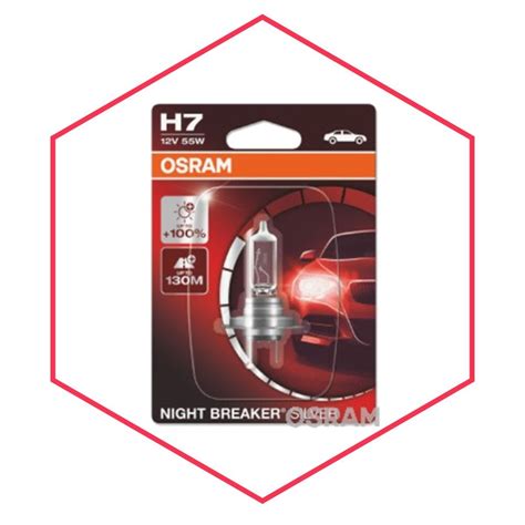 Osram Glühlampe Fernscheinwerfer Night Breaker Silver +100% 12V 55W