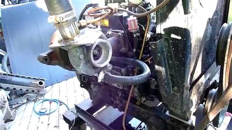 Yanmar 3cyl Turbo Diesel Test Run Youtube