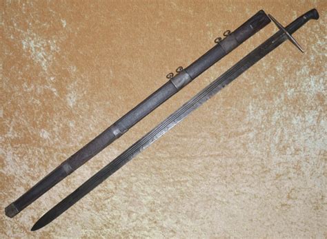 ﻿polish Hungarian Pallasch With Scabbard Late 17th C Antique Weapon