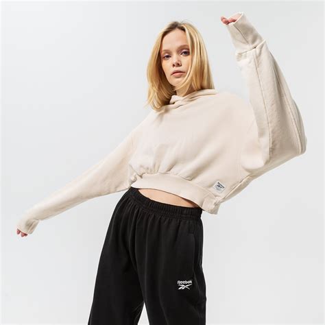 REEBOK BLUZA Z KAPTUREM CL RBK ND CROP HOODIE H46795 kolor różowy