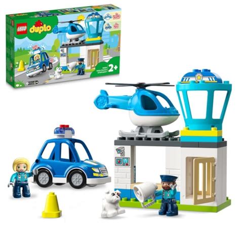 LEGO DUPLO Rescue Polisstation Helikopter 10959 Byggleksak Med