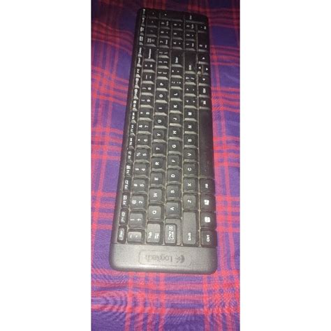jual keyboard logitech   wireless nirkabel  usb dongle kibot