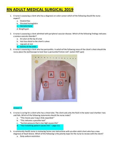 Ati Rn Adult Medical Surgical Proctored A Exam Score