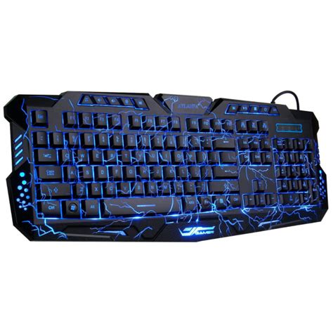 Клавиатура игровая мембранная проводная USB с подсветкой ATLANFA M200L ...