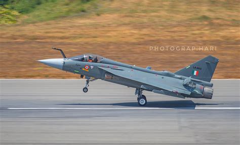 Hal Tejas Mk A Making A Touchdown After Its Maiden Flight