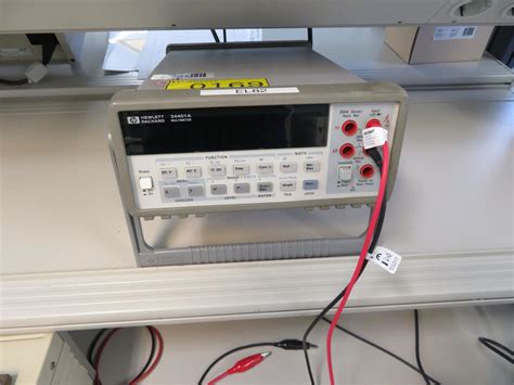 Messgerät HEWLETT PACKARD 34401A MULTIMETER - Lot-detail | HÄMMERLE