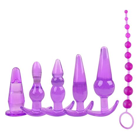 Silicone Anal Butt Plug Trainer Set Pack Of Anal Sex Toys Fetish Safety For Beginner Anal
