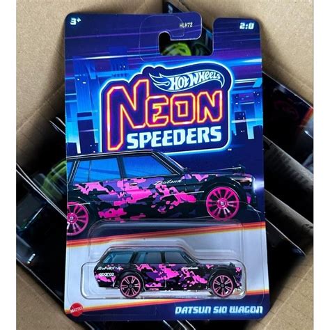 Hot Wheels Neon Speeder Datsun Wagon Honda S2000 Mazda Rx7 Shopee Singapore