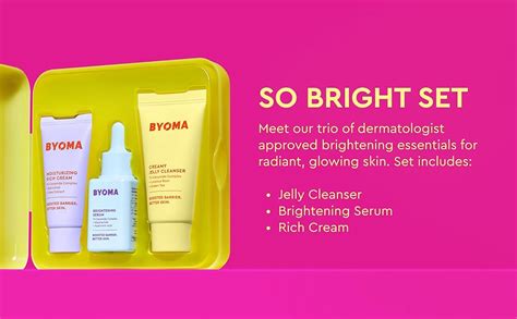 Amazon BYOMA So Bright Set Barrier Repair Skincare Set For