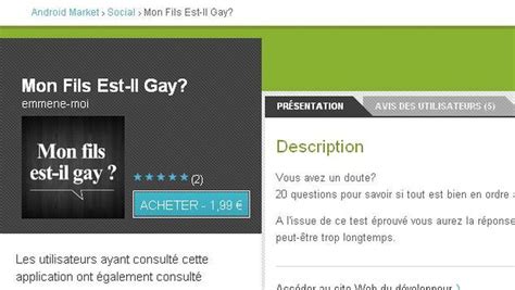 Mon fils est il gay lappli qui crée la polémique ladepeche fr