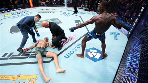 Ufc Results Highlights Israel Adesanya Scores Stunning Knockout