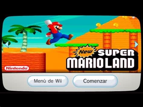 New Super Mario Land WAD VC SNES Wii YouTube