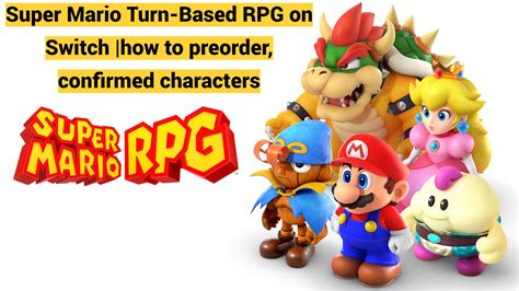 Super Mario Turn-Based RPG remake: Confirmed characters