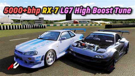 Too Hot To Handle 5000 Bhp Mazda RX 7 Magic High Boost Tune Assetto