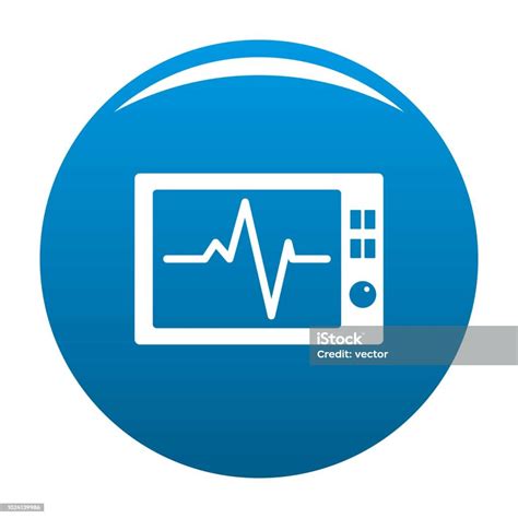 心電圖圖示向量藍色向量圖形及更多健保和醫療圖片 健保和醫療 商標 心臟監測儀器 Istock