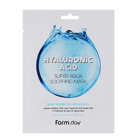 Маска для лица FarmStay Hyaluronic Acid Super Aqua Soothing Mask ≡ ...