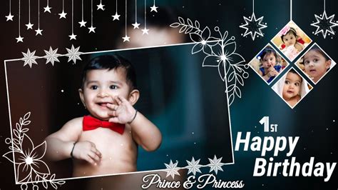 1st Birthday Banner Design PNG Download | Code:- 035 - GSK Editing Zone