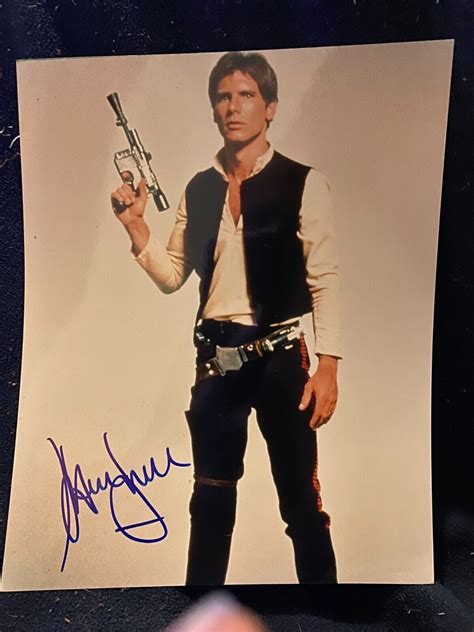 Harrison Ford Autographed Memorabilia Signed Photo Jersey