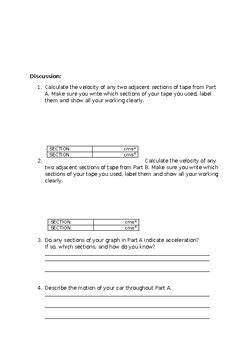 Experiment - The Ticker TImer by Diane K | TPT