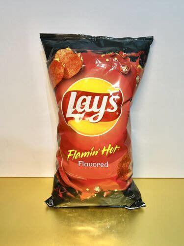 New Limited Lays Flamin Hot Fiery Bold Crispy Red Pepper Potato Chips
