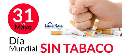 31 Mayo DÍa Mundial Sin Tabaco Lucas Rojas