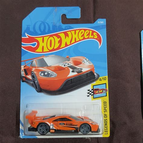 Hot Wheels 2016 Ford GT Race Speed Graphics Legends Of Speed Shopee Malaysia