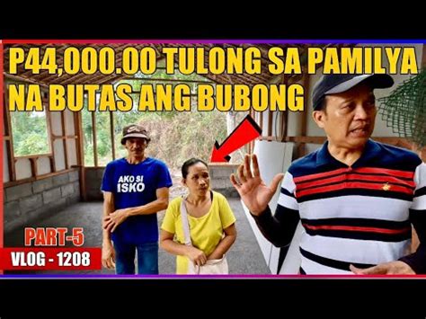 Part Pamilya Na Nakatira Sa Butas Butas Na Bubong Malapit Ng Mabuo