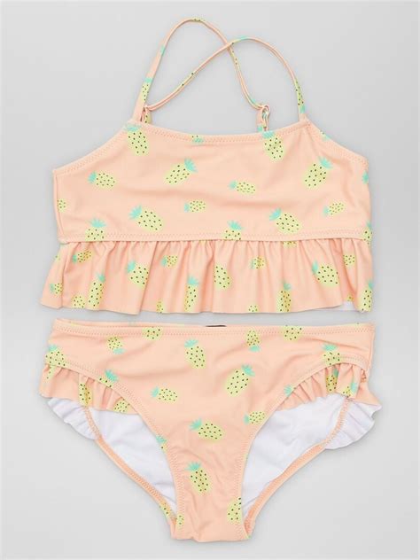 Bikini Con Volante NARANJA Kiabi