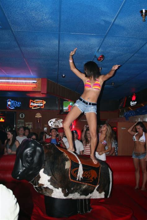 Bikini Bull Riding Strange Beaver