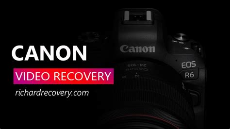 Recover Mp4 From Dat File Recorded By Canon Eos R6 Repair Video Audio