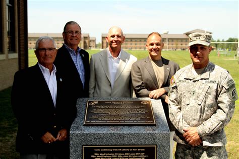 Fort Drum Memorial Plaque Marks Iraq War Service Of Army Guard S 42nd