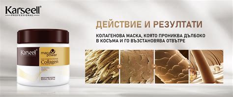 Колагенова маска за коса Karseell 500 ml - България - ТОП цена