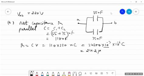 SOLVED 24 57 For The Capacitor Network Shown In Fig 24 31 The